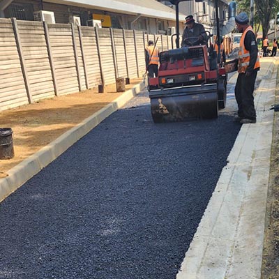 Tar Surfacing Industrial Yards